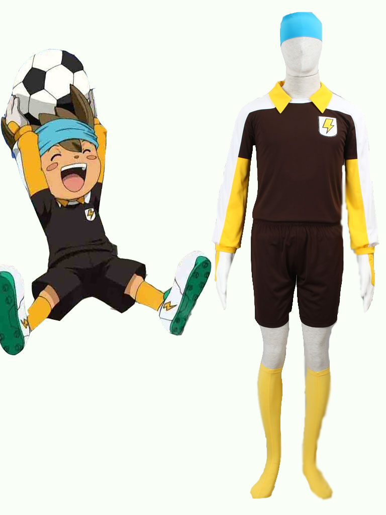 Inazuma Eleven GO Shinsuke Nishizono Raimon soccer team Goalkeeper Uniform Cosplay Costume